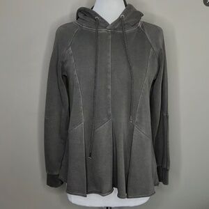 Anthropologie/Pilcro Hooded Peplum Sweatshirt